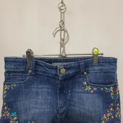 N169 ZADIG&VOLTAIRE ザディグ・エ・ヴォルテール レディース デニム ハーフパンツ ショートパンツ 34のサムネイル
