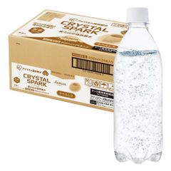 아이리스 오야마 탄산수 레몬 라벨리스 500ml × 24 책 후지산의 강탄