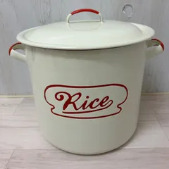 ホーロー米びつ 実りの秋。かわいい米びつで、そろそろ新米の準備を ハウジーマガジン | キッチン収納・ラック