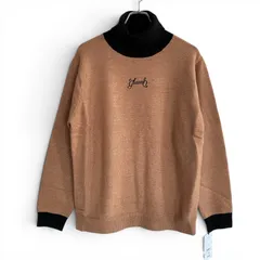 新品未使用 glamb グラム Spin Logo Turtle Neck Knit / スピンロゴタートルネックニット Beige ベージュ GB0325/KNT13 Mサイズ 管理番号：1765-4620のサムネイル