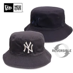 ニューエラ【ＮＥＷ ＥＲＡ】14744770 バケット01 リバーシブル MLB Bucket Ha t ニューヨーク・ヤンキース バケハ ハット 帽子 ユニセックス