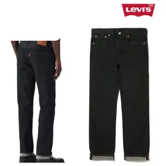 リーバイス Levi’s 501 ORIGINAL オリジナル ジーンズ デニム 黒 Black BIG STEP RINSE SELV メンズ 00501-3654