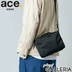 【正規品5年保証】 エースジーン ショルダーバッグ メンズ ブランド 軽量 ace.GENE 小さめ 旅行 撥水 斜めがけ ショルダー バッグ シンプル 手持ち ハンドル 軽い カジュアル 4L 2WAY メトレクス 19112 ブラックのサムネイル