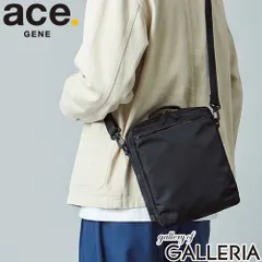 【正規品5年保証】 エースジーン ショルダーバッグ メンズ 軽量 ace.GENE ブランド カジュアル 小さめ 旅行 斜めがけ 大人 ナイロン ビジネス 撥水 手持ち ショルダー 2WAY B5 6L メトレクス 19113 ブラックのサムネイル