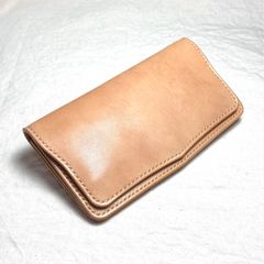 ロングウォレット 長財布 昭南多脂ベンズ グレージング加工 - メルカリ