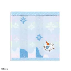 【メール便】アナと雪の女王 ミニタオル タオルハンカチ アイストッピング オラフ ライトブルー ディズニー タオル美術館 汗拭きタオル キャラクター グッズ 