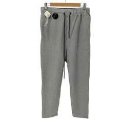 美品】ATON/エイトン スウェットパンツ ZERO 吊り編み 裏毛 ブラック
