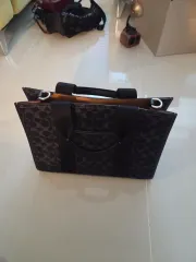 COACH シグネチャー ブラック トートバッグ
