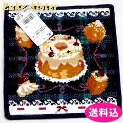 レイクアルスター　ハンカチ　シェニール織　20×20cm　フルーツケーキのサムネイル