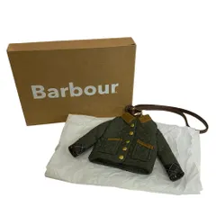 Barbour 限定バッグチャーム Barbour キルティングジャケット  ノベルティ キーホルダー 【中古品】 Y9145RK