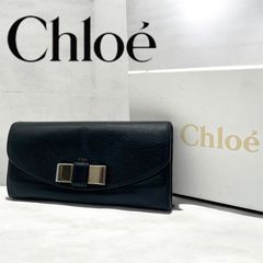 クロエ 長財布 財布 お洒落 レディース ブラック ブランド エナメル 
