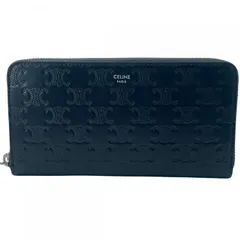 【中古】 CELINE セリーヌ 10B553FQC.38SI トリオンフ ラージウォレット 長財布 ブラック メンズ  26004036 KJのサムネイル
