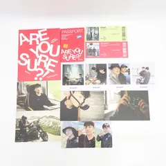 BTS ジョングク Are You Sure?! 2  インスタントフォト パスポート ノートチケット 封筒 トレカ フォト カード JUNGKOOK グク 防弾少年団 バンタン