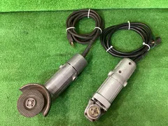 日立工機 PDA-100D 電気ディスクグラインダ/(おそらくマキタ)型番不明 ディスクグラインダ ２点おまとめ※現状品・使用感有(チ-169)