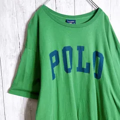 【最高モデル/海外モデル】90s USA製 Vintage 古着 POLO sports グリーン 半袖Tシャツ #184