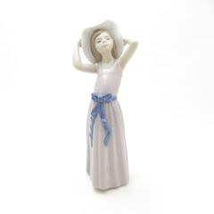 美品】LLADRO リヤドロ 5222 きれいな花ばかり フィギュリン 置物