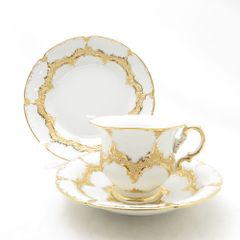 オールドノリタケ ゴールドフラワーバスケット セットアンティーク