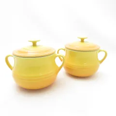 未使用 Le Creuset ルクルーゼ スープボウル 2点 ペア 蓋付 スープボール SC11165K2 のサムネイル