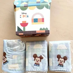訳あり DIsney ベビーミッキー スタイ タオルハンカチ 3点セット ギフトセット