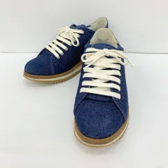 KRIS VAN ASSCHE クリスヴァンアッシュ デニム スニーカー シューズ ローカット シャークソール メンズ サイズ40 インディゴ 靴 DF18952■のサムネイル