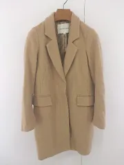 ◇ Jewel Changes ジュエルチェンジズ UNITED ARROWS ウール混 長袖 コート サイズ36 キャメル ブラウン系 レディース E  【1304120010079】のサムネイル
