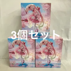 未開封 初音ミク AMP+ 桜ミク 桜ドレスver. フィギュア 3個セット SF5638 c107