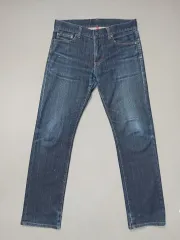 31 UNIQLO U スキニーフィット テーパードジーン デニム DARK BLUE