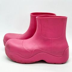 LOEWE ロエベ トイ アンクルブーツ ラバー ピンク 40 レイン 雨用