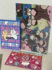 おぱんちゅうさぎ クリアファイル + ポップアップ ステッカー はがき セット