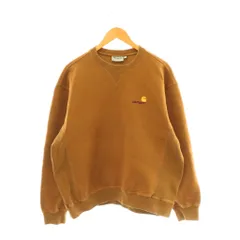 カーハート carhartt スウェット トレーナー 裏起毛 L カーキブラウン /ES ■GY28