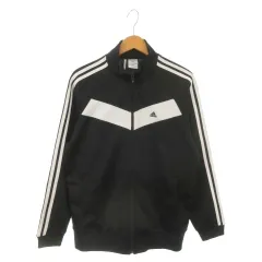 アディダス adidas Clima365 ジャージ スポーツウエア M 黒 ブラック 長袖 V字切り替え /AH6 ■GY99