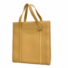 美品 ヴァレクストラ メンズ レザー トートバッグ ミディアムパンチ 