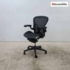 ◆展示品◆ Herman Miller ハーマンミラー アーロンチェア ポスチャーフィット フル装備 Bサイズ オフィスチェア/キャスターチェアのサムネイル