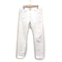 ゴールデングース GOLDEN GOOSE DELUXE BRAND デニム ジーンズ スリム ストレート 無地 24 オフホワイト 白 /FT1のサムネイル