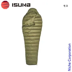 【新品】 イスカ  エントリーバッグ 1319 アウトドア キャンプ 寝袋 マミー型 ダウン シュラフのサムネイル