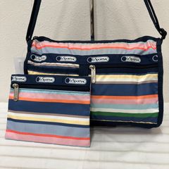 LeSportsac ショルダーバッグ ポーチ付き マルチカラー - メルカリ