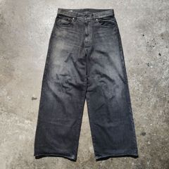 ANATOMICA アナトミカ ブラックデニム マリリン ワイドストレート 