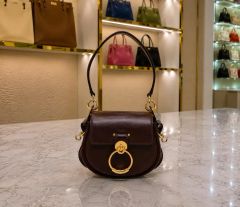 極美品】DELVAUX カミーユPM シェーブル ショコラ ショルダーバッグ