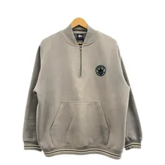【中古】STUSSY ハーフジップスウェット M ベージュ ステューシー[10]のサムネイル