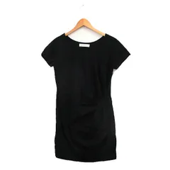 B&Y ユナイテッドアローズ BEAUTY&YOUTH ビューティー&ユース ワンピース 半袖 ミニ コットン シンプル ブラック 黒 /KT24のサムネイル