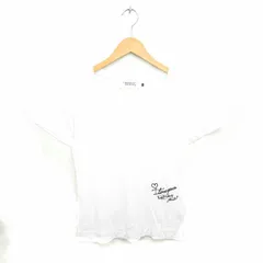 ブロンディー blondy BBS Tシャツ カットソー Vネック 英字 プリント 半袖 F 白 黒 ホワイト ブラック /TT23のサムネイル