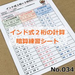 中学受験算数の基本セット 計算、一問一答カード スキマ時間 学習教材