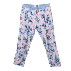 MSGM フローラルプリント 切替 デニム パンツのサムネイル