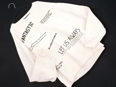 simplicite シンプリシテェ プリント トレーナー スウェット 白 ■◇ レディース