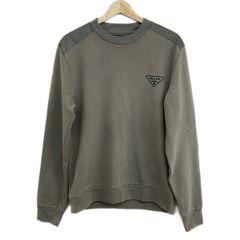 □大きいサイズ□24ss プラダ トレーナー フェード加工 ロゴプリント