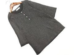 green label relaxing グリーンレーベルリラクシング ユナイテッドアローズ リブ ラメ ニット セーター チャコール ■◇ レディース