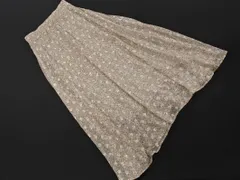 Khaju カージュ 花柄 ロング スカート グレージュ ■◇ レディースのサムネイル