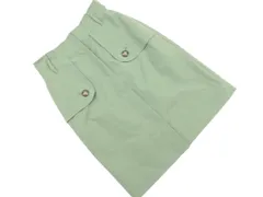 PROPORTION プロポーション ボディドレッシング トレンチツイル タイト スカート size3/緑 ■◇ レディース