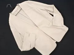 COMME CA ISM コムサイズム Vネック ノーカラー ジャケット size11/ベージュ ■◇ レディースのサムネイル