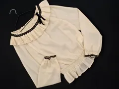Honey Bunch ハニーバンチ レース リボン オフショルダー シャツ size2/アイボリー ■◇ レディースのサムネイル